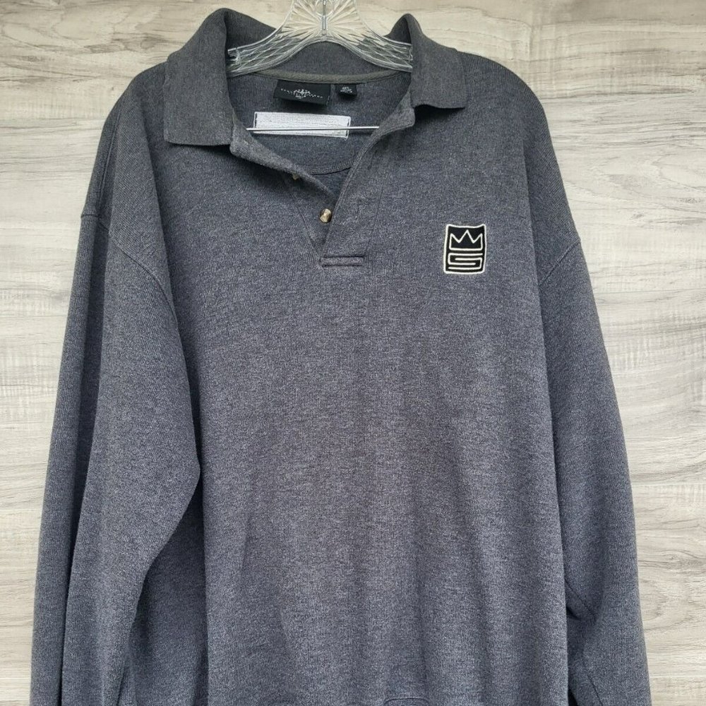 SCOTTY CAMERON Men's Lifestyle collection XL Gray Cotton Button Sweater TITLEIST